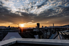 Sunset over Zurich